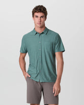 Short Sleeve Strato Button Down