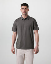 Short Sleeve Feather Polo