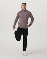 Ponto Half Zip Mock Neck