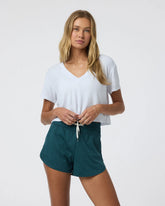 Short Sleeve Cove V Neck Tee