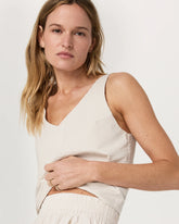 Villa Textured Crop Tank