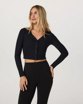 Long Sleeve Pose Mini Cardigan