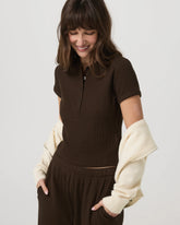 Short Sleeve Waffle Baby Tee