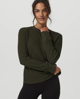 Long Sleeve Waffle Top