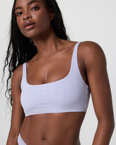 Encinitas Plaid Bikini Top