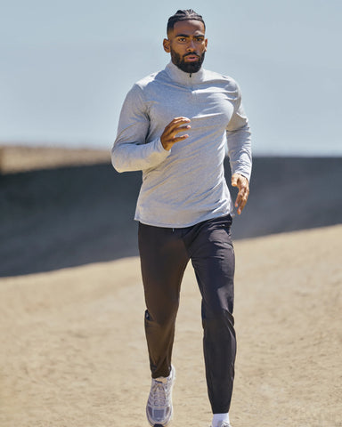 Ponto Half Zip Mock Neck