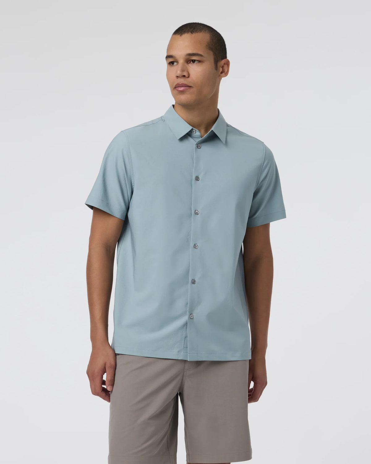 Short Sleeve Manhattan Button Down