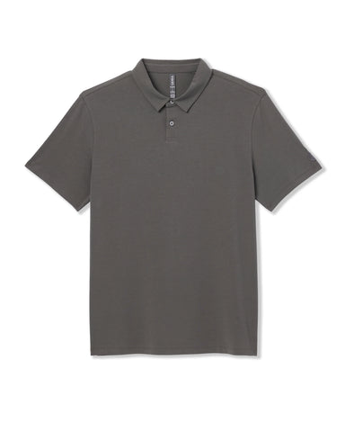 Short Sleeve Feather Polo