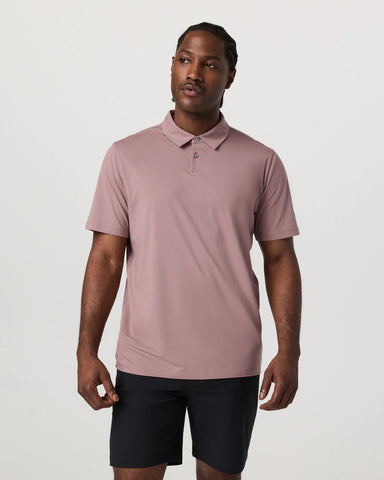 Short Sleeve Feather Polo