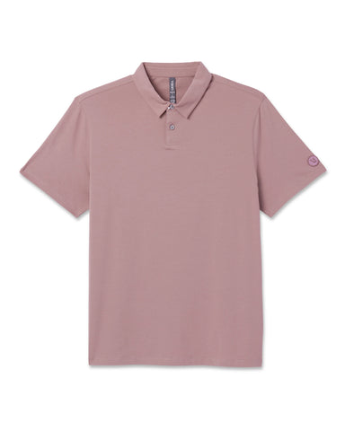 Short Sleeve Feather Polo