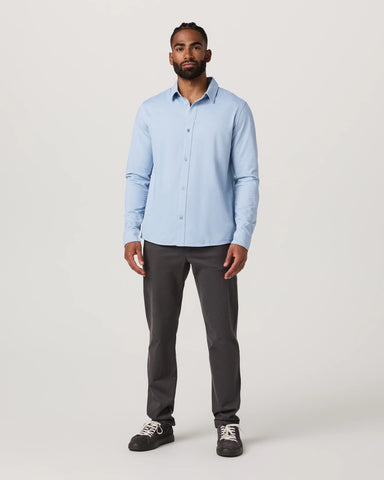 Long Sleeve Knit Oxford Button Down - Classic Fit