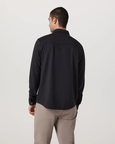 Long Sleeve Knit Oxford Button Down - Classic Fit