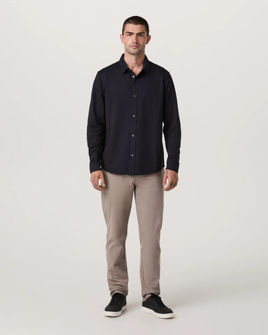Long Sleeve Knit Oxford Button Down - Classic Fit