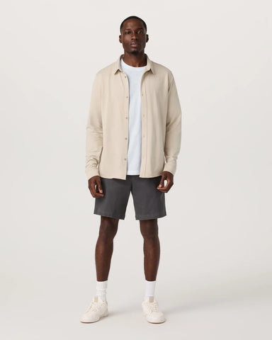 Long Sleeve Knit Oxford Button Down - Classic Fit