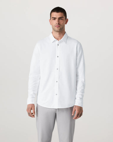 Long Sleeve Knit Oxford Button Down - Classic Fit