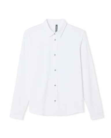 Long Sleeve Knit Oxford Button Down - Classic Fit