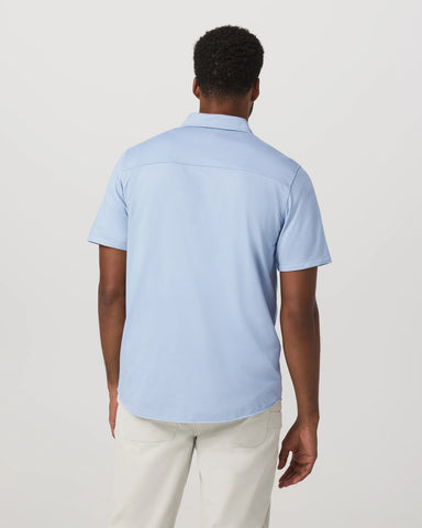 Short Sleeve Knit Oxford Button Down - Classic Fit