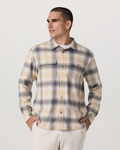 Long Sleeve Flannel Button Down Shirt