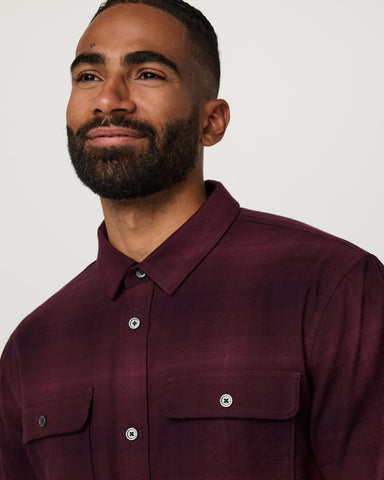Long Sleeve Flannel Button Down Shirt