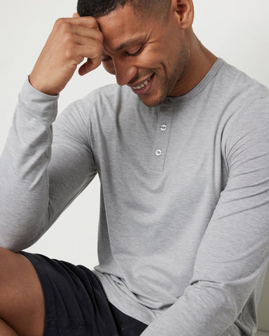 Long-Sleeve Ease Performance Henley