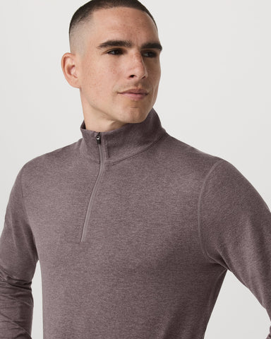 Ponto Half Zip Mock Neck