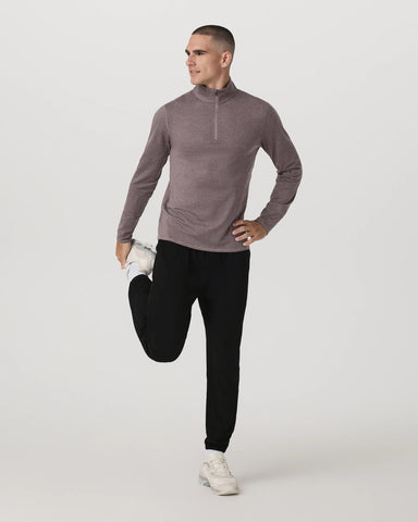 Ponto Half Zip Mock Neck