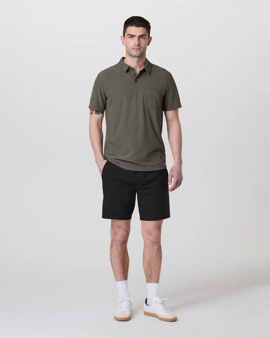 Cascade Crinkle Elastic Waist Short 8"