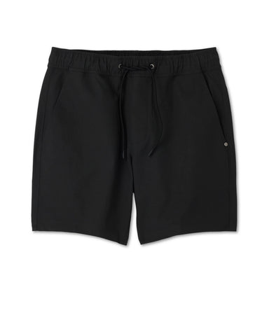 Cascade Crinkle Elastic Waist Short 8"