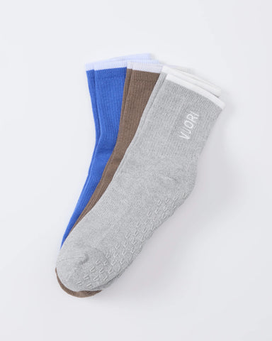 Half Crew Gripper Sock