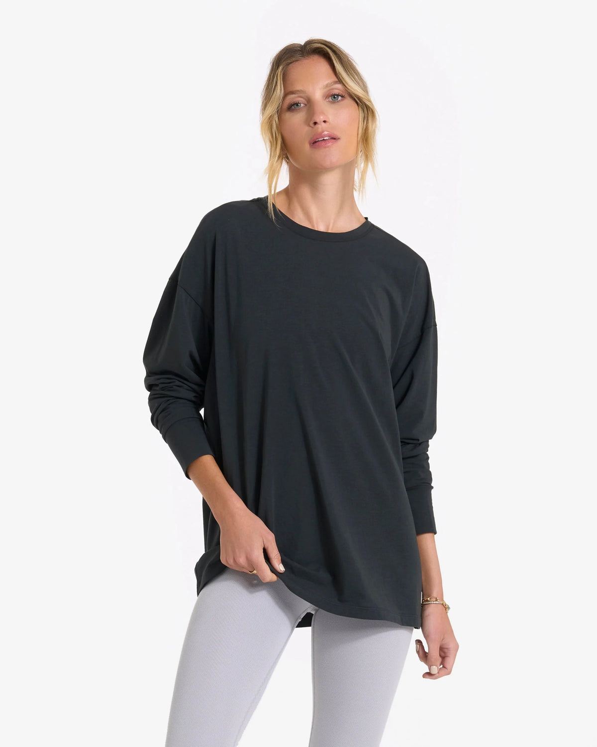 Long-Sleeve Feather Tee