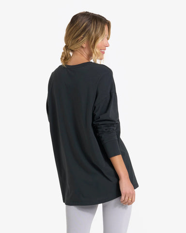 Long-Sleeve Feather Tee