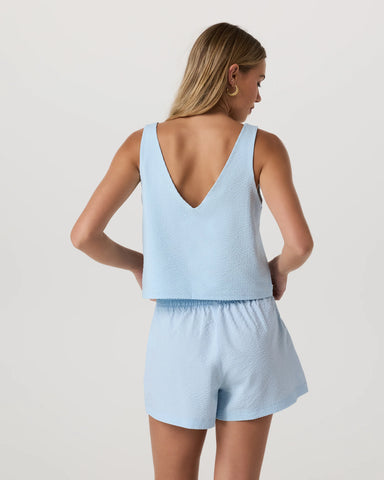 Villa Textured Crop Tank