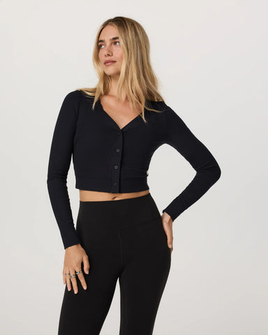 Long Sleeve Pose Mini Cardigan