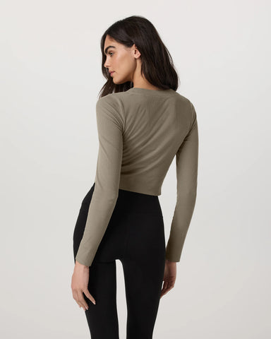 Long Sleeve Pose Mini Cardigan