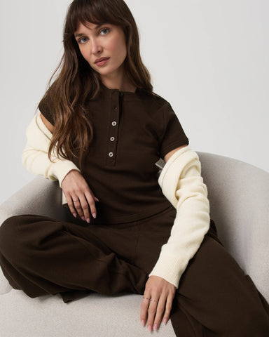 Short Sleeve Waffle Baby Tee