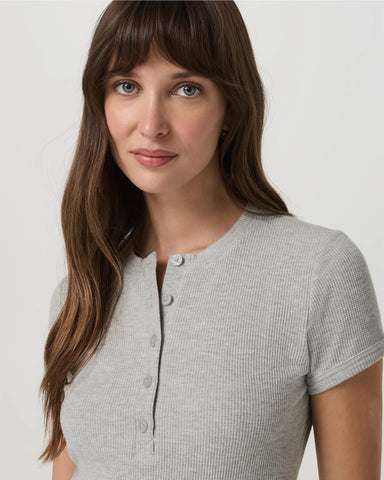 Short Sleeve Waffle Baby Tee