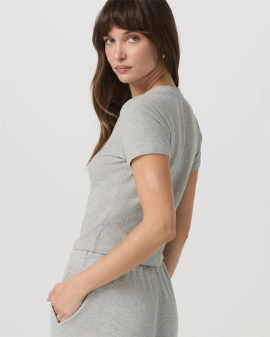 Short Sleeve Waffle Baby Tee