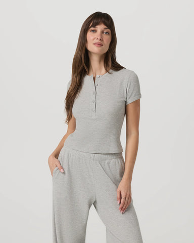 Short Sleeve Waffle Baby Tee