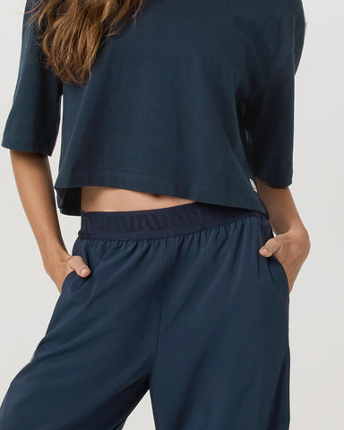 Short Sleeve Heavyweight Crop Cotton Tee