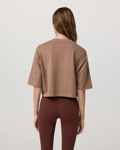 Short Sleeve Heavyweight Crop Cotton Tee