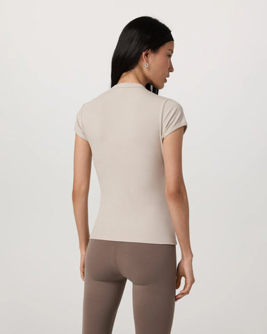 Short Sleeve Pose Button Up