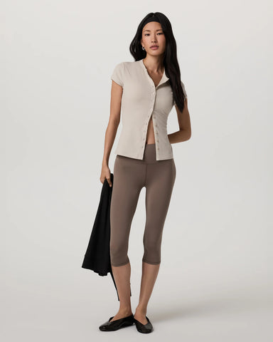 Short Sleeve Pose Button Up