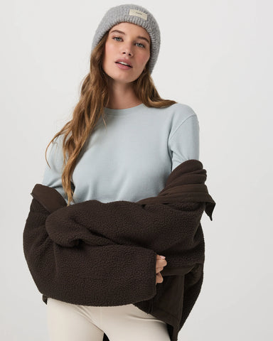 Long Sleeve Waffle Top