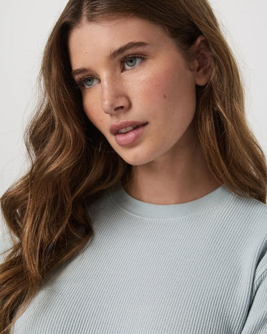 Long Sleeve Waffle Top