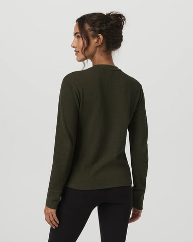Long Sleeve Waffle Top