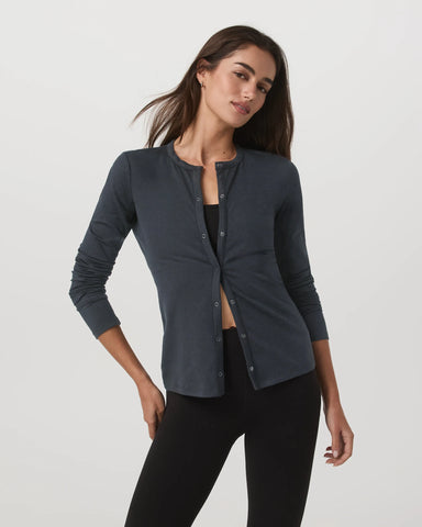 Long Sleeve Halo Snap Cardigan