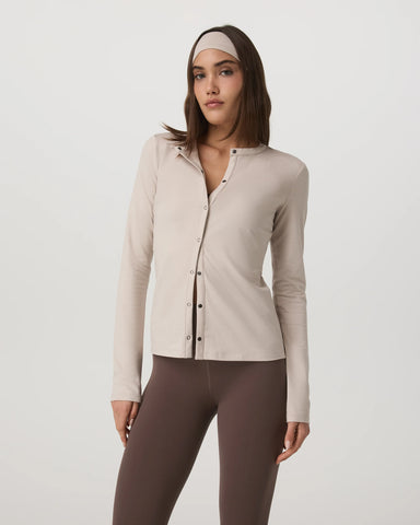 Long Sleeve Halo Snap Cardigan