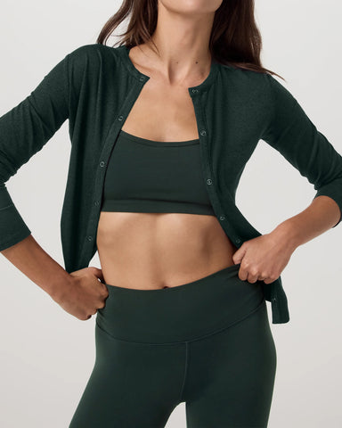 Long Sleeve Halo Snap Cardigan