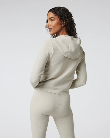 Waffle Seamless Zip Hoodie