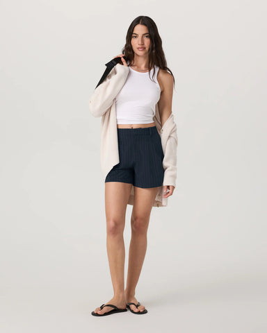 Villa Pinstripe Trouser Short